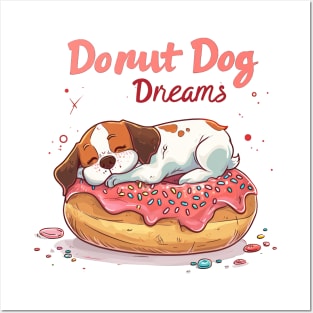 Donut Dog Dreams: Beagle Heaven Posters and Art